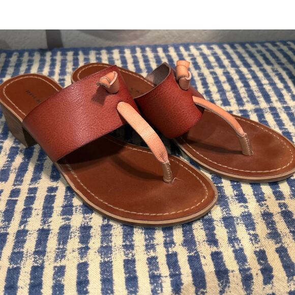 Rock & Candy by Zigi Brown Faux Leather Heeled Sandals - Picture 1 of 7
